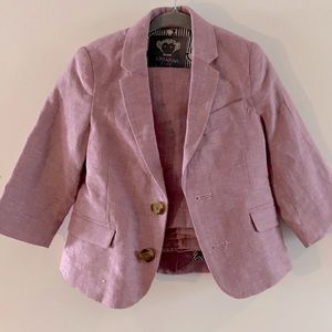Appaman Kids Raspberry Linen blend suit